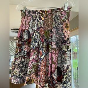 Loft Floral skirt size medium